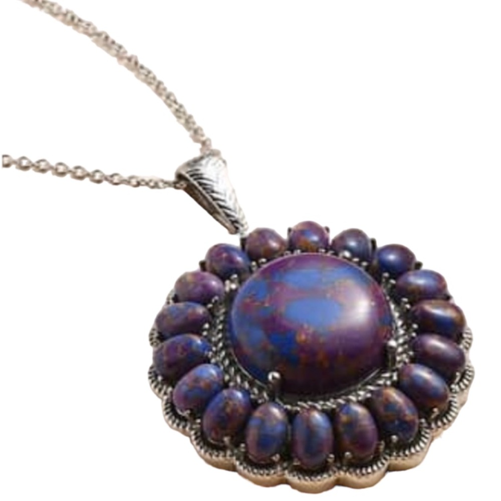 MOJAVE PURPLE stainless steel PENDANT NIB